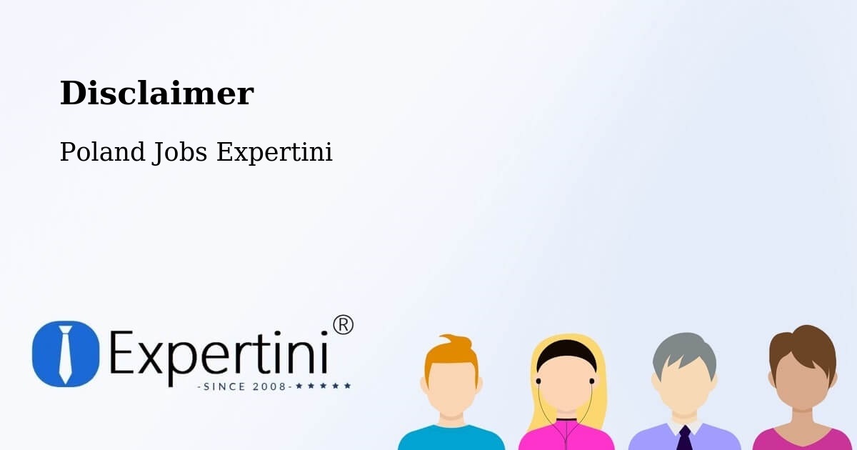 Disclaimer – Koźminek - Poland Jobs Expertini
