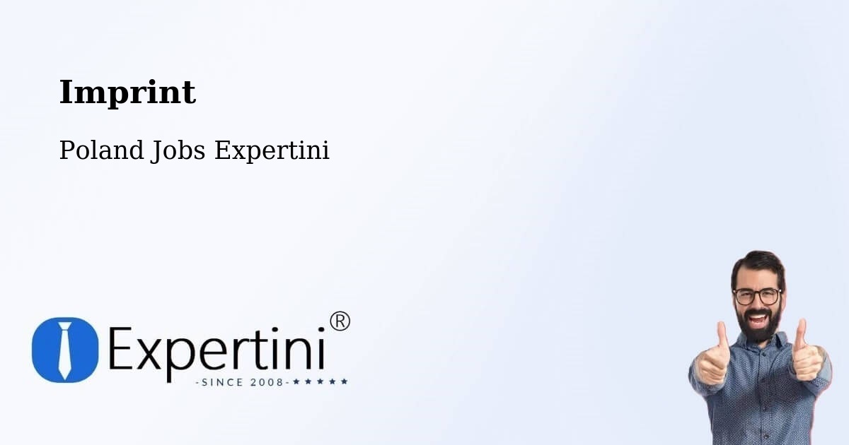 Imprint – Koźminek - Poland Jobs Expertini