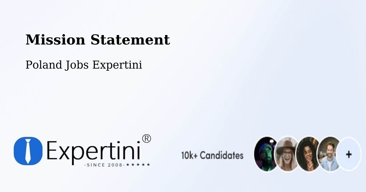 Corporate Mission – Koźminek - Poland Jobs Expertini